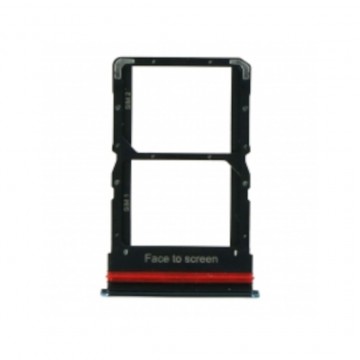 Tiroir de carte sim pour Xiaomi Mi 10 Lite 5G Dual Card Noir