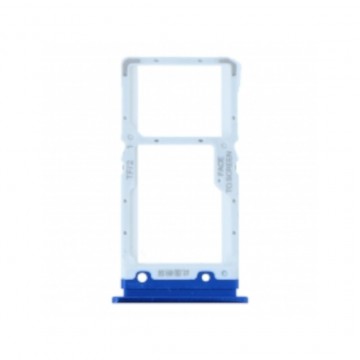 Tiroir carte sim pour Xiaomi Mi 9 Lite Bleu