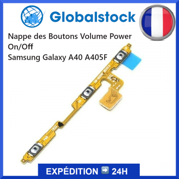 Nappe des Boutons Volume Power On Off Marche Arrêt pour Samsung Galaxy A30 /A40 A405F/A50