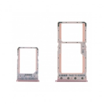 Tiroir SIM + Micro SD pour Xiaomi Redmi 6 Rose
