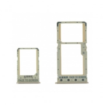 Tiroir SIM + Micro SD pour Xiaomi Redmi 6 / Gold Or