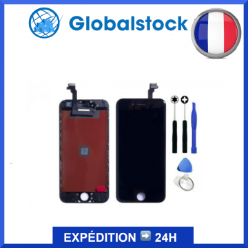 Ecran LCD + Vitre tactile pour iPhone 6 Noir + outils