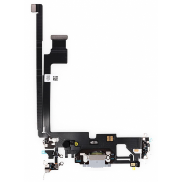 Connecteur de charge pour iPhone 12 Pro Max / Argent Silver
