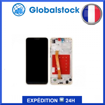 Écran pour Huawei Mate 20 Lite Or LCD sur châssis