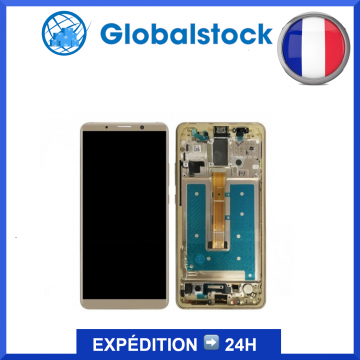Ecran LCD + vitre tactile sur chassis pour Huawei Mate 10 Pro Marron Oled + outils