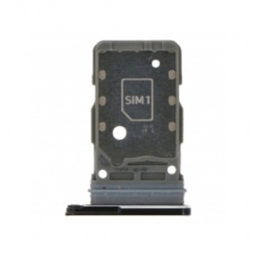 Tiroir SIM pour Samsung Galaxy S21 Ultra 5G Noir Double SIM