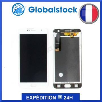 Écran pour ASUS ZENFONE LIVE PLUS ZB553KL et Z01MD Blanc LCD
