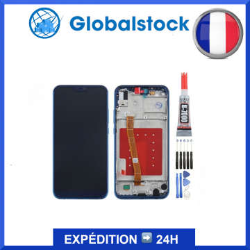 Écran pour Huawei Mate 20 Pro Bleu LCD