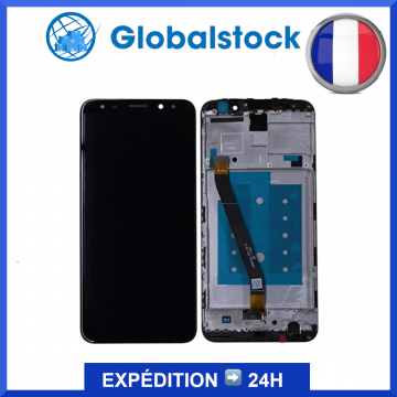 Ecran LCD + vitre tactile sur Chassis pour Huawei Mate 10 Lite (RNE-L01) Noir + outils