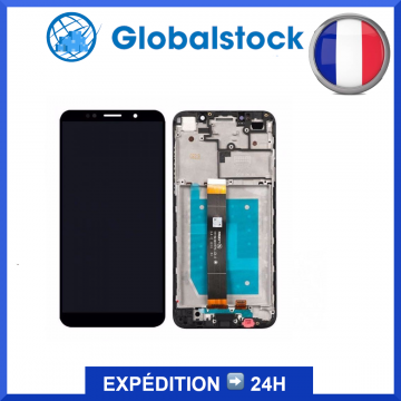 Ecran LCD + Vitre tactile sur châssis pour HUAWEI Y5 2018 Noir+ Outils