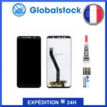 Écran pour Huawei Honor 7A Noir LCD