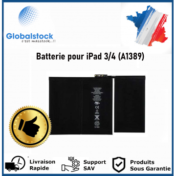 BATTERIE POUR APPLE IPAD 3 / IPAD 4 A1416/A1430/A1458/A1459 + Outils
