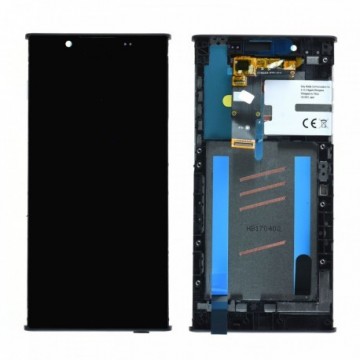 Ecran LCD + Vitre tactile sur châssis pour SONY XPERIA L1 Noir + Outils
