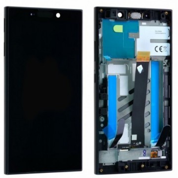 Ecran LCD + Vitre tactile sur châssis pour SONY XPERIA L2 Noir + Outils