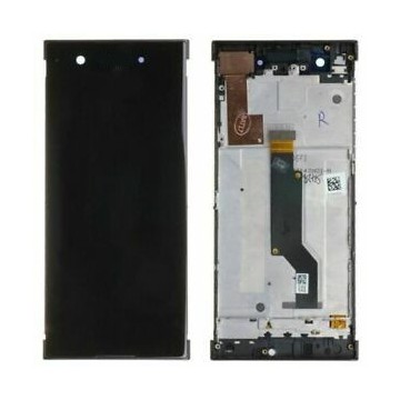 Ecran LCD + Vitre tactile sur châssis pour SONY XPERIA XA1 G3121 G3116 Noir + Outils