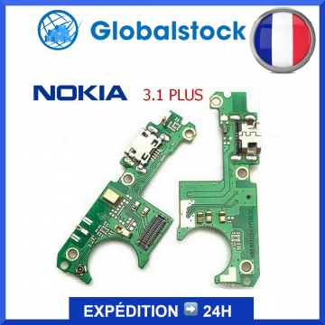 Connecteur de Charge Nappe Microphone Dock USB Alimentation pour Nokia 3,1 Plus