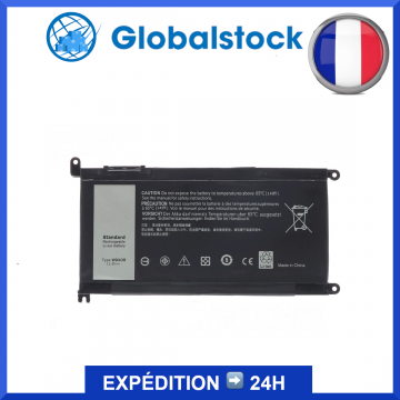 11.4 V 42wh wdx0r 3crh3 Batterie pour Dell Inspiron 13-5368 5378 7368 14-7460 15-5567