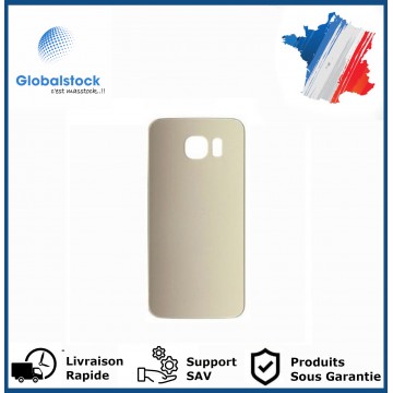Vitre arrière pour SAMSUNG S6 (G920F) or LOGO + CE