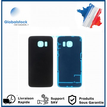 Vitre arrière pour Samsung Galaxy s6 Edge Noir