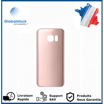 Vitre arrière pour Samsung Galaxy s7 Rose