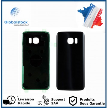Vitre arrière pour Samsung Galaxy S7 Edge Noir