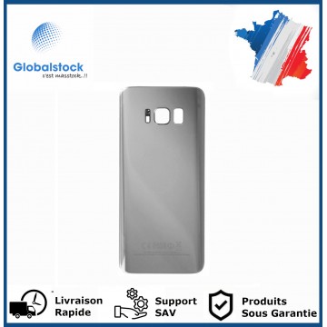 Vitre arrière pour Samsung Galaxy S8 plus Argent