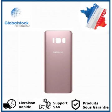 Vitre arrière pour Samsung Galaxy S8 plus Rose