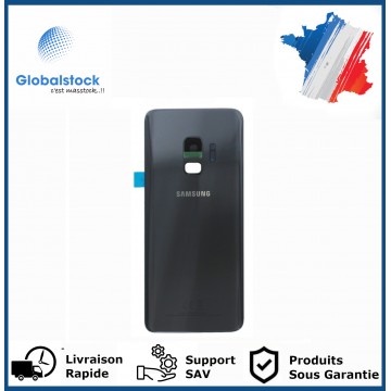 Vitre arrière pour Samsung Galaxy S9 gris