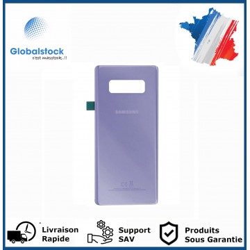 Vitre arrière pour samsung galaxy note 8 violet