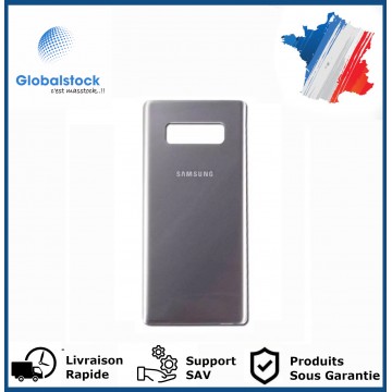 Vitre arrière pour Samsung Galaxy note 8 argent