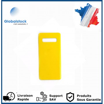 Vitre arrière pour Samsung Galaxy S10 G973F Jaune