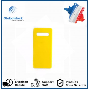 Vitre arrière pour Samsung Galaxy S10 plus G975F jaune
