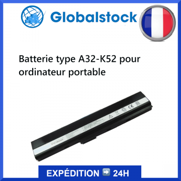 Batterie pour ASUS A52F A52J K42F K52F A31-K52 A32-K52 A41-K52 A42-K52 5200mAh