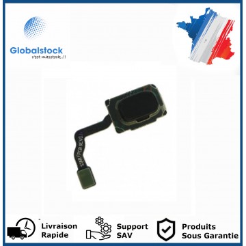 Lecteur d'empreintes digitales pour Samsung Galaxy S9 Plus G965F / S9 G960F Noir Carbone