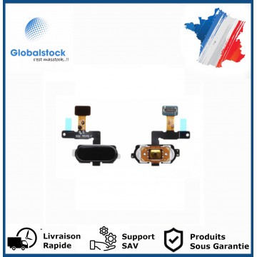 Nappe bouton home pour Samsung Galaxy J5 2017 / J7 2017 Noir