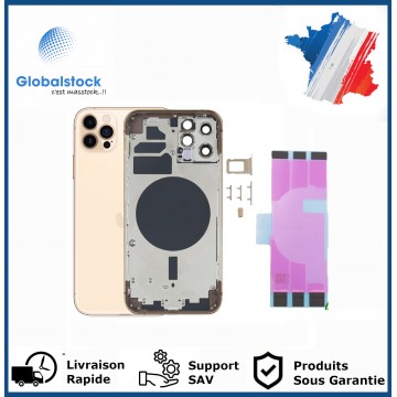 Chassis arrière pour IPhone 12 Pro Or Nu