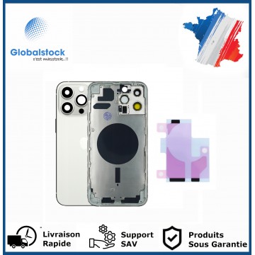 Chassis arrière pour IPhone 13 Pro Max Argent Nu