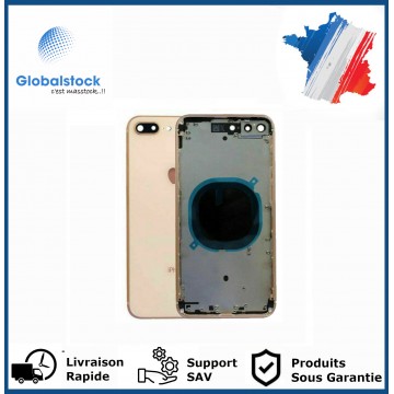 Chassis Arrière Pour IPhone 8 plus Or Nu