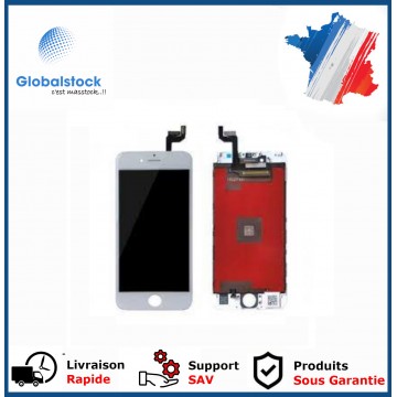 Ecran LCD + vitre tactile pour iPhone 6S Plus Blanc + Outils