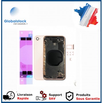 Chassis Arrière pour iPhone 8 Or Nu