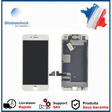 Ecran LCD + vitre tactile pour iPhone 8 Plus Blanc + Outils