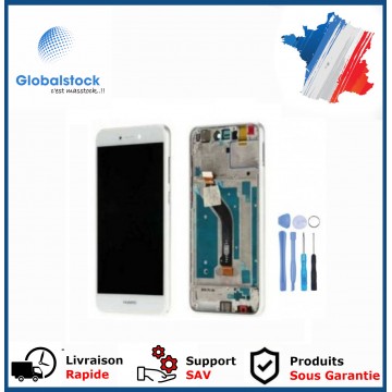 Écran pour Huawei P10 Lite Blanc LCD sur châssis