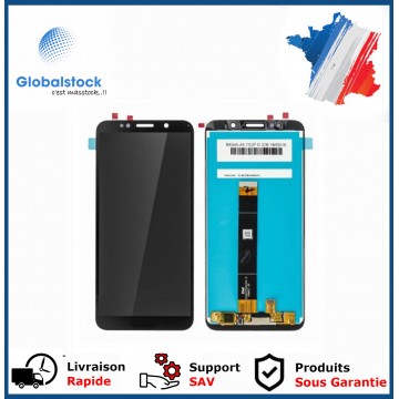 Ecran LCD + Vitre tactile pour HUAWEI Y5 2018 Noir + Outils
