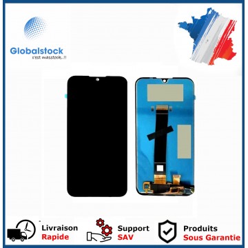 Ecran LCD + vitre tactile pour Huawei Y5 2019 Noir + outils