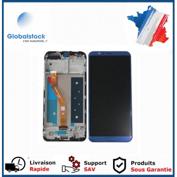 Ecran LCD + Vitre tactile sur châssis pour huawei honor View 10 Bleu + outils
