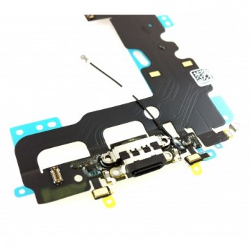 Connecteur de charge + Micro + Antenne GSM pour iPhone 7 Noir