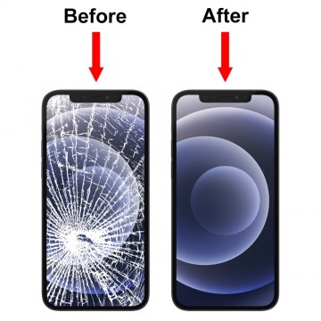 Vitre Tactile remplacement / reconditionnement + châssis + OCA( film Glue) pour iPhone 12 Pro Max