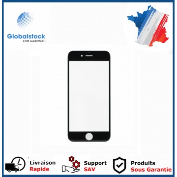 Vitre Tactile remplacement / reconditionnement + châssis + anti dust + OCA( film Glue) pour iPhone 6G Noir