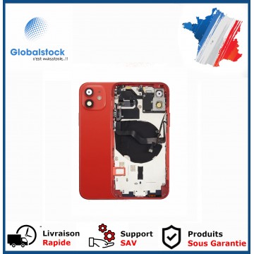 Châssis Arrière Complet pour iPhone 12 - Rouge