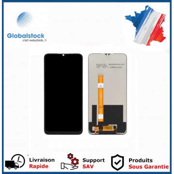 Ecran LCD + Vitre tactile pour Oppo A16 CPH2269/A16s CPH2271/A54s CPH2273 Noir + Outils